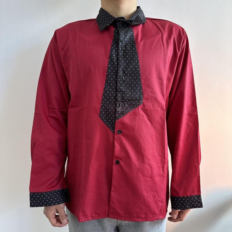 Офіційна чоловіча сорочка з довгим рукавом, ділова, професійна, простий корейський стиль, модна та універсальна, класичний ретро дизайн з краваткою-метеликом L червоний
Офіційна чоловіча сорочка з довгим рукавом, ділова, професійна, простий корейський стиль, модна та універсальна, класичний ретро дизайн з краваткою-метеликом L червоний