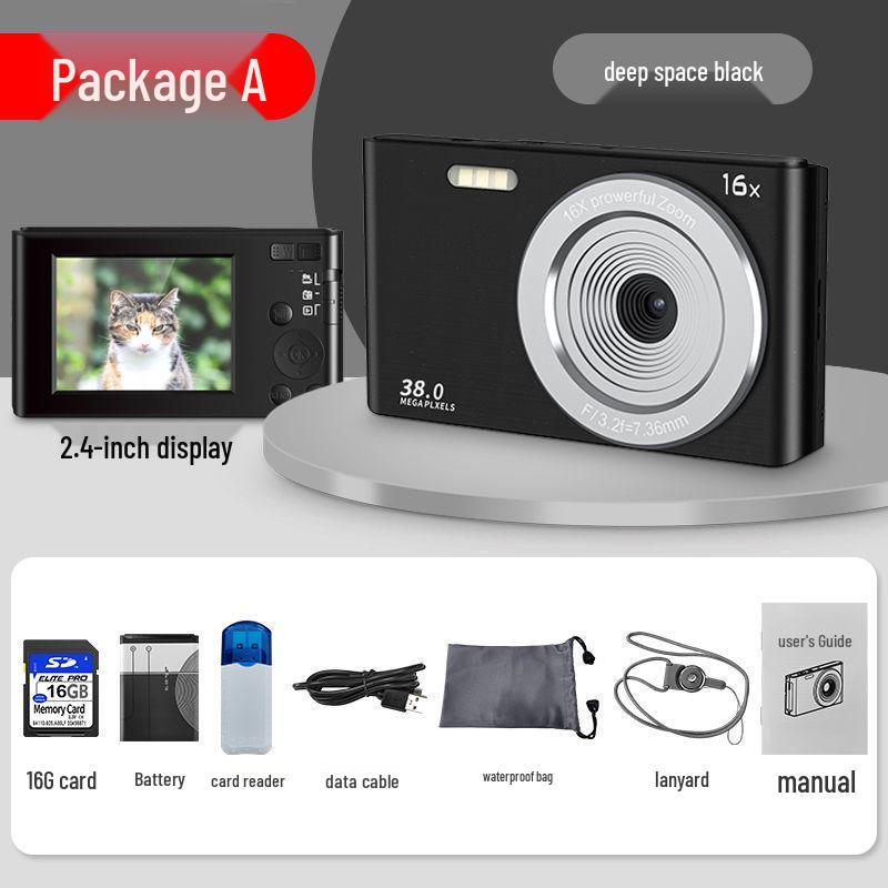 20254K HD Digital Selfie Camera 2.7K - High Pixel Entry-Level Student Photography
20254K HD Digital Selfie Camera 2.7K - High Pixel Entry-Level Student Photography