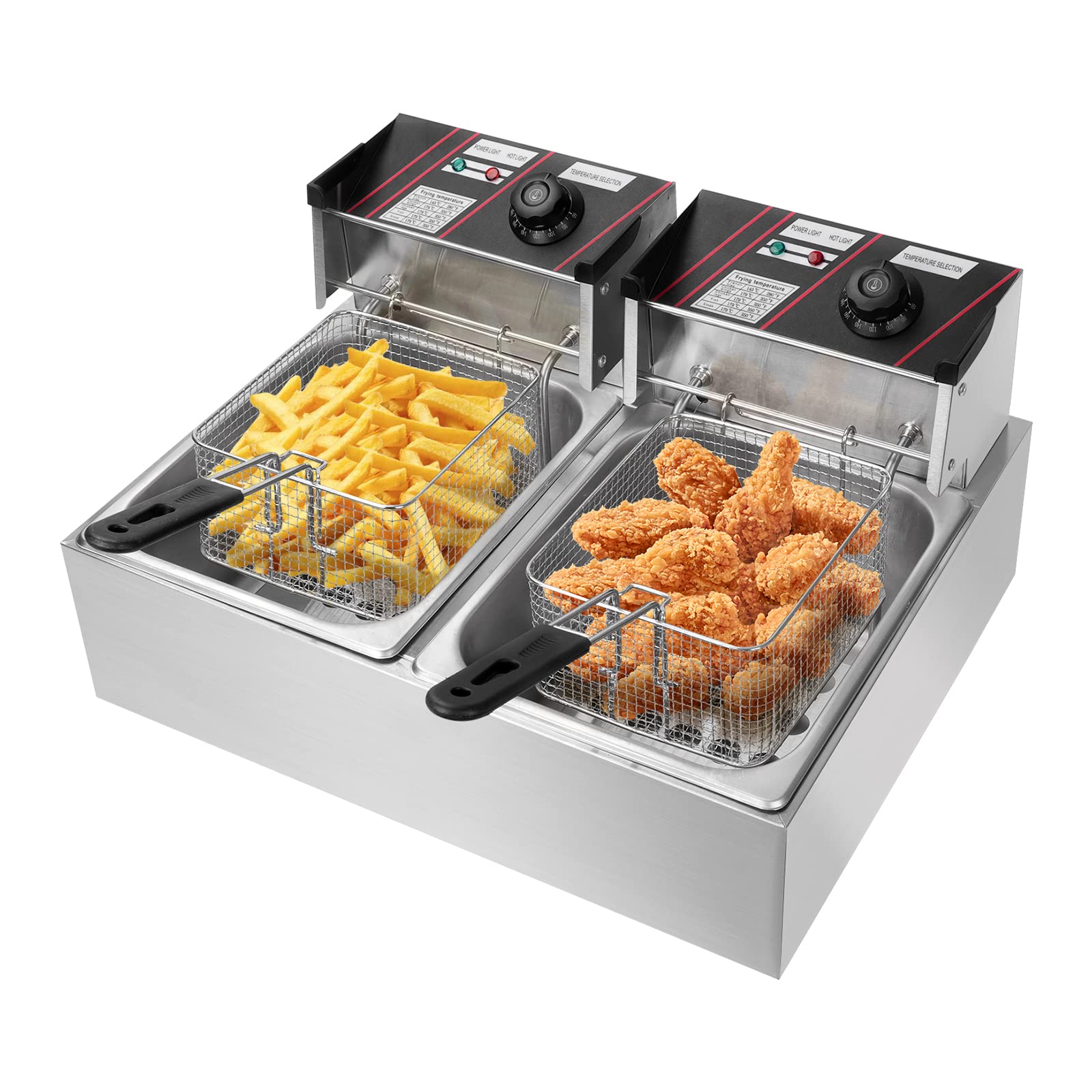 BriSunshine электрическая коммерческая 12 л большая настольная корзина для жарки карааге может быть электрифицирована, двойная нержавеющая сталь, легко поддается японскому приготовлению 
BriSunshine электрическая коммерческая 12 л большая настольная корзина для жарки карааге может быть электрифицирована, двойная нержавеющая сталь, легко поддается японскому приготовлению