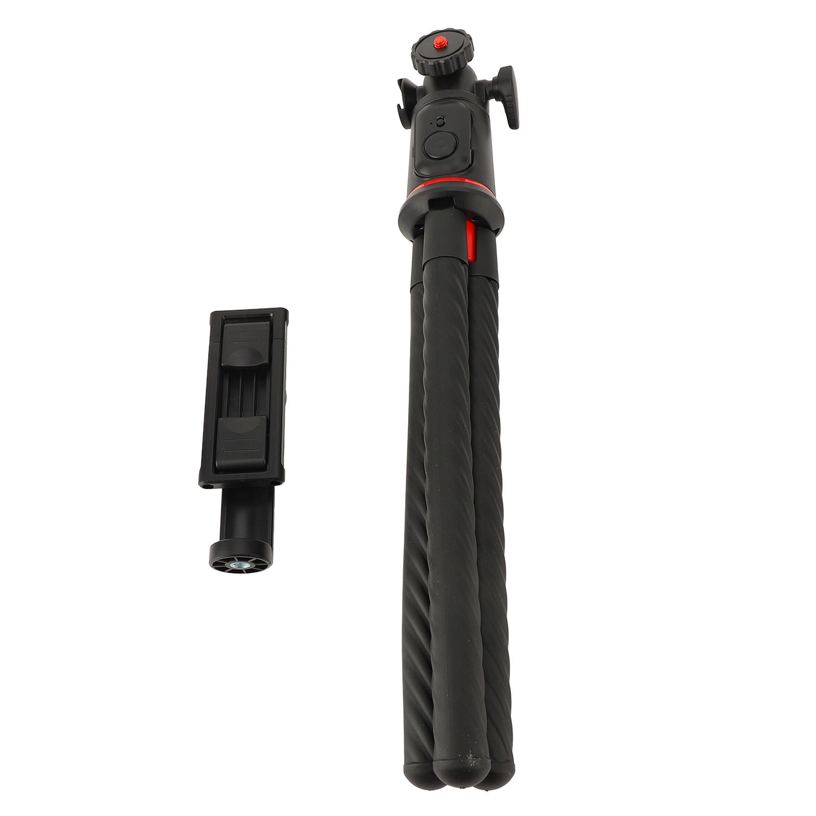 Flexible Tripod Portable Multifunctional Flexible Phone Stand with Phone Clip Remote Control for
Flexible Tripod Portable Multifunctional Flexible Phone Stand with Phone Clip Remote Control for