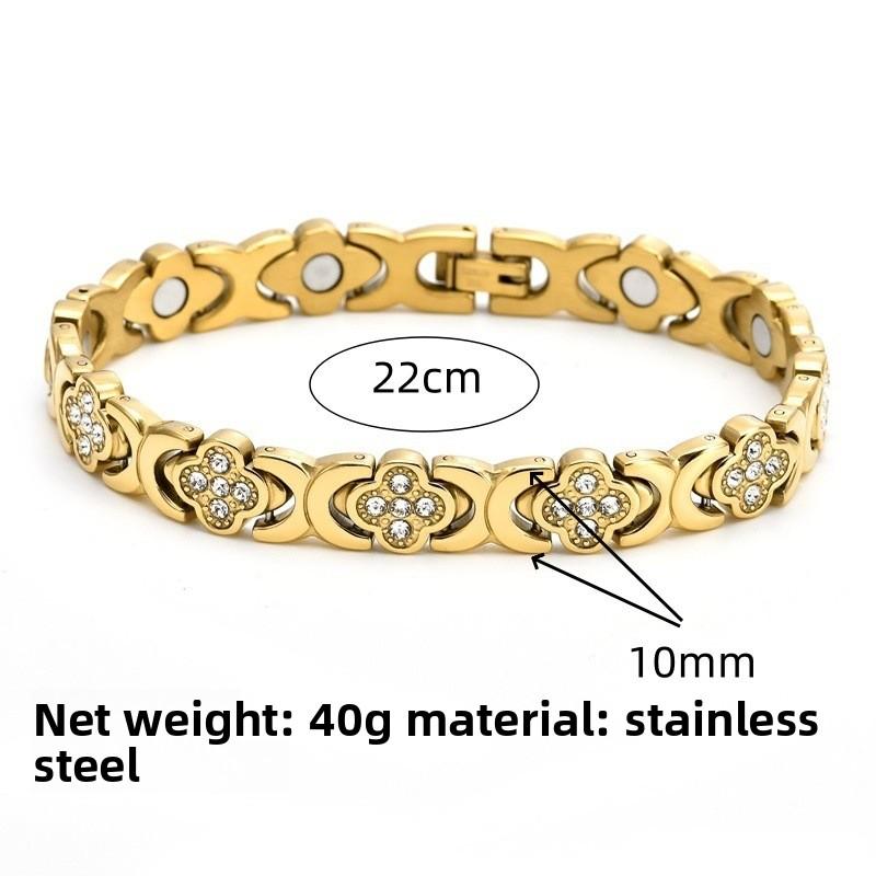 Stainless Steel Diamond Magnetic Couple Bracelet Fashion Jewelry Gift for Lovers Energy Jewelry
Stainless Steel Diamond Magnetic Couple Bracelet Fashion Jewelry Gift for Lovers Energy Jewelry