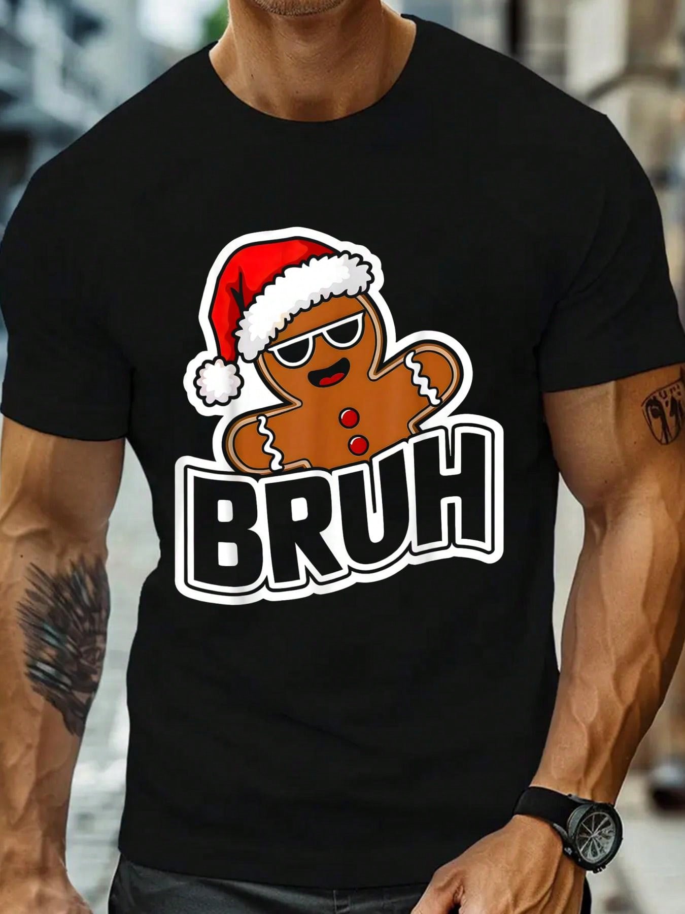 100% Cotton Merry Christmas Men s T-Shirt Bruh Funny Christmas Gingerbread Men T-Shirt S разноцветный
100% Cotton Merry Christmas Men s T-Shirt Bruh Funny Christmas Gingerbread Men T-Shirt S разноцветный