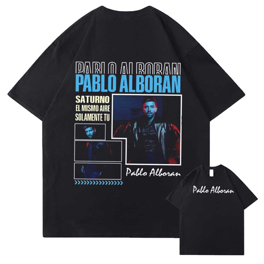 Summer Pablo Alborán Global Tour T Shirt for Unisex Women Hiphop Streetwear Oversized Tops TShirt 4XL
Summer Pablo Alborán Global Tour T Shirt for Unisex Women Hiphop Streetwear Oversized Tops TShirt 4XL