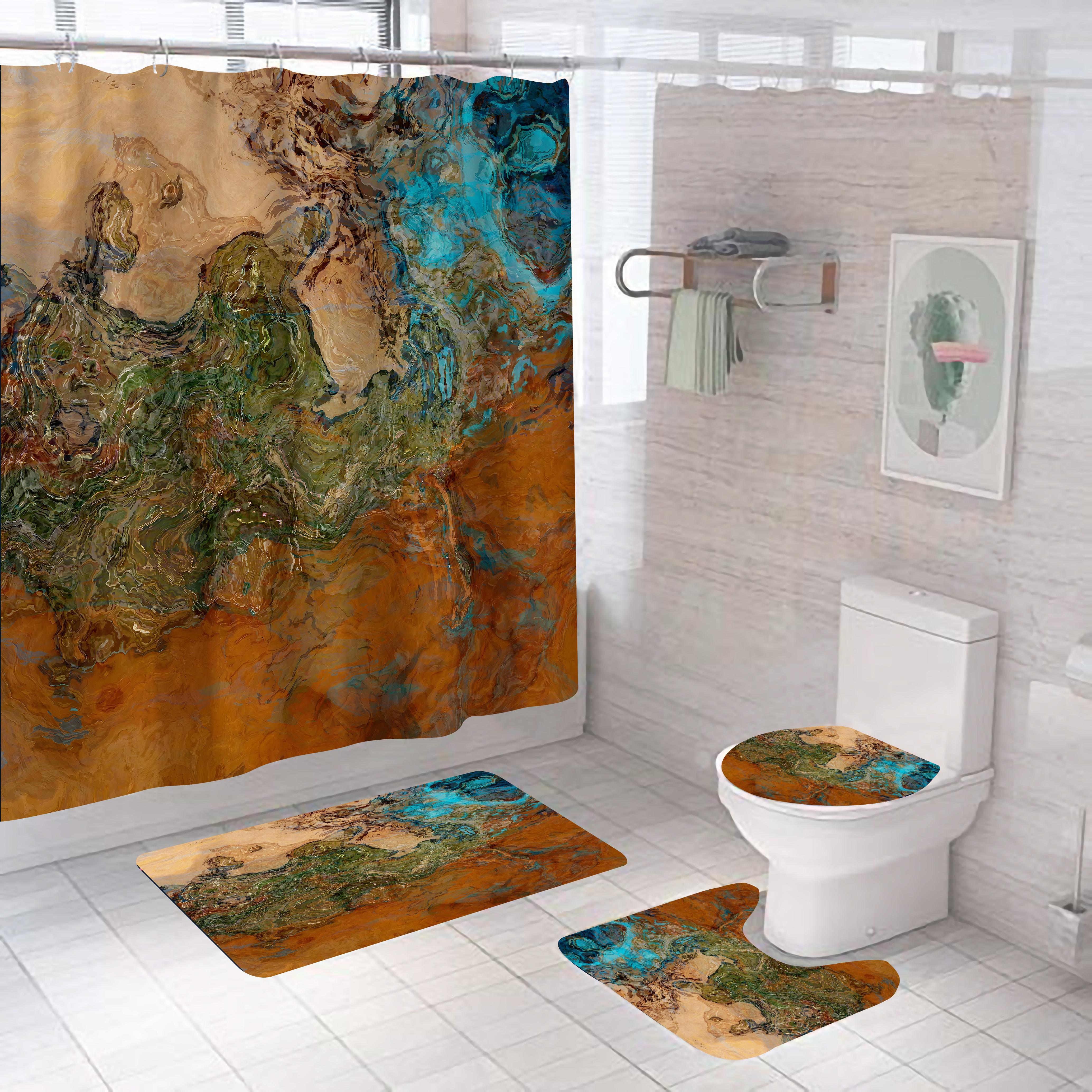 Luxury Marble Shower Curtain Polyester Shower Curtain Pedestal Rug Set Bathroom Decor Waterproof Curtain Custom Pos Personal 90x180cm
Luxury Marble Shower Curtain Polyester Shower Curtain Pedestal Rug Set Bathroom Decor Waterproof Curtain Custom Pos Personal 90x180cm