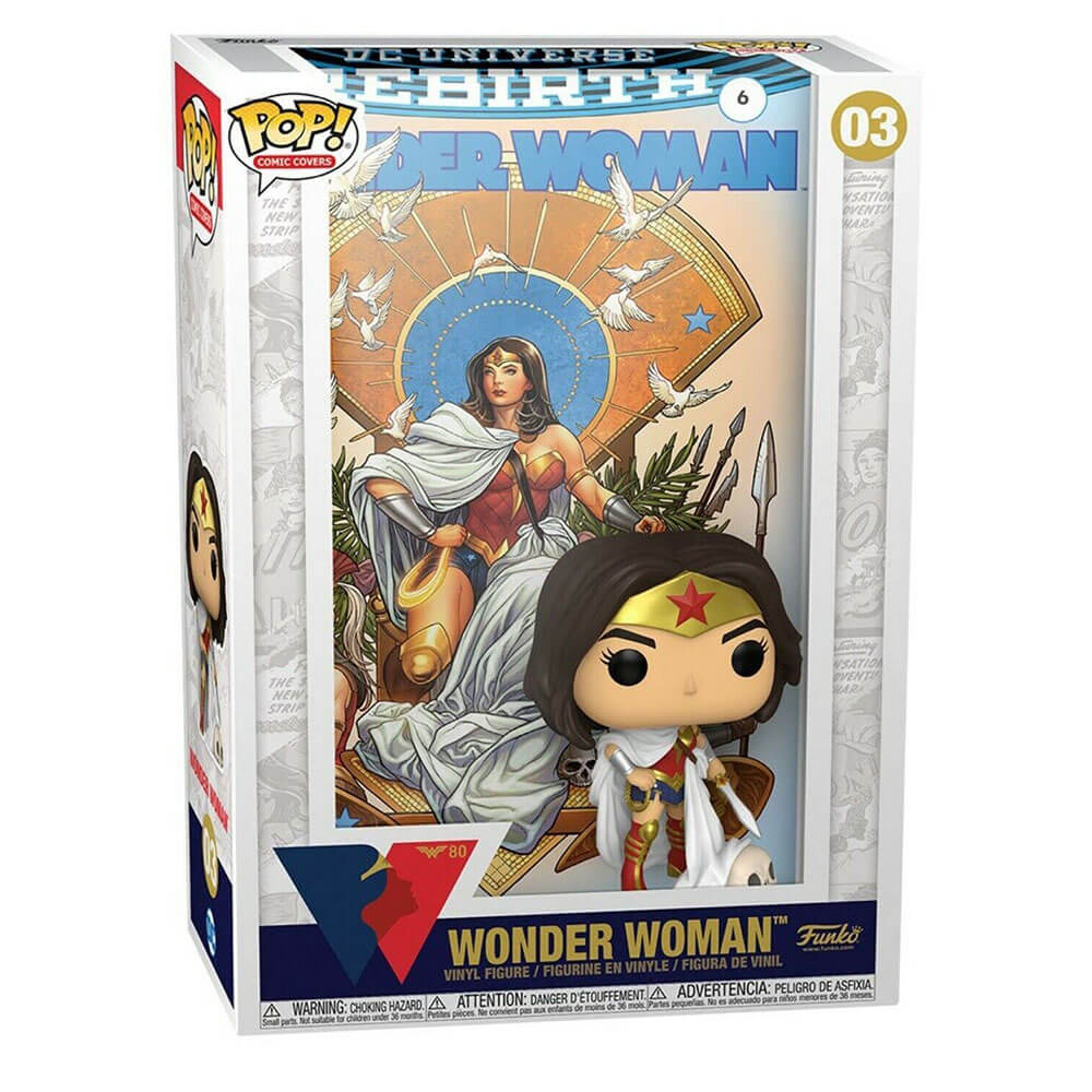 Чудо-женщина 80-летие Возрождение Поп! Обложка
Чудо-женщина 80-летие Возрождение Поп! Обложка