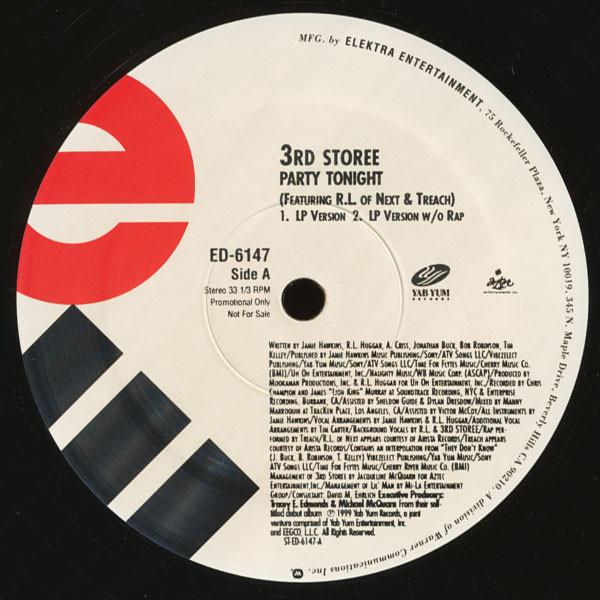 12inch Record 3RD STOREE - Party Tonight ED6147 Elektra 1999 US Rap & Hip-Hop/R&B Used
12inch Record 3RD STOREE - Party Tonight ED6147 Elektra 1999 US Rap & Hip-Hop/R&B Used