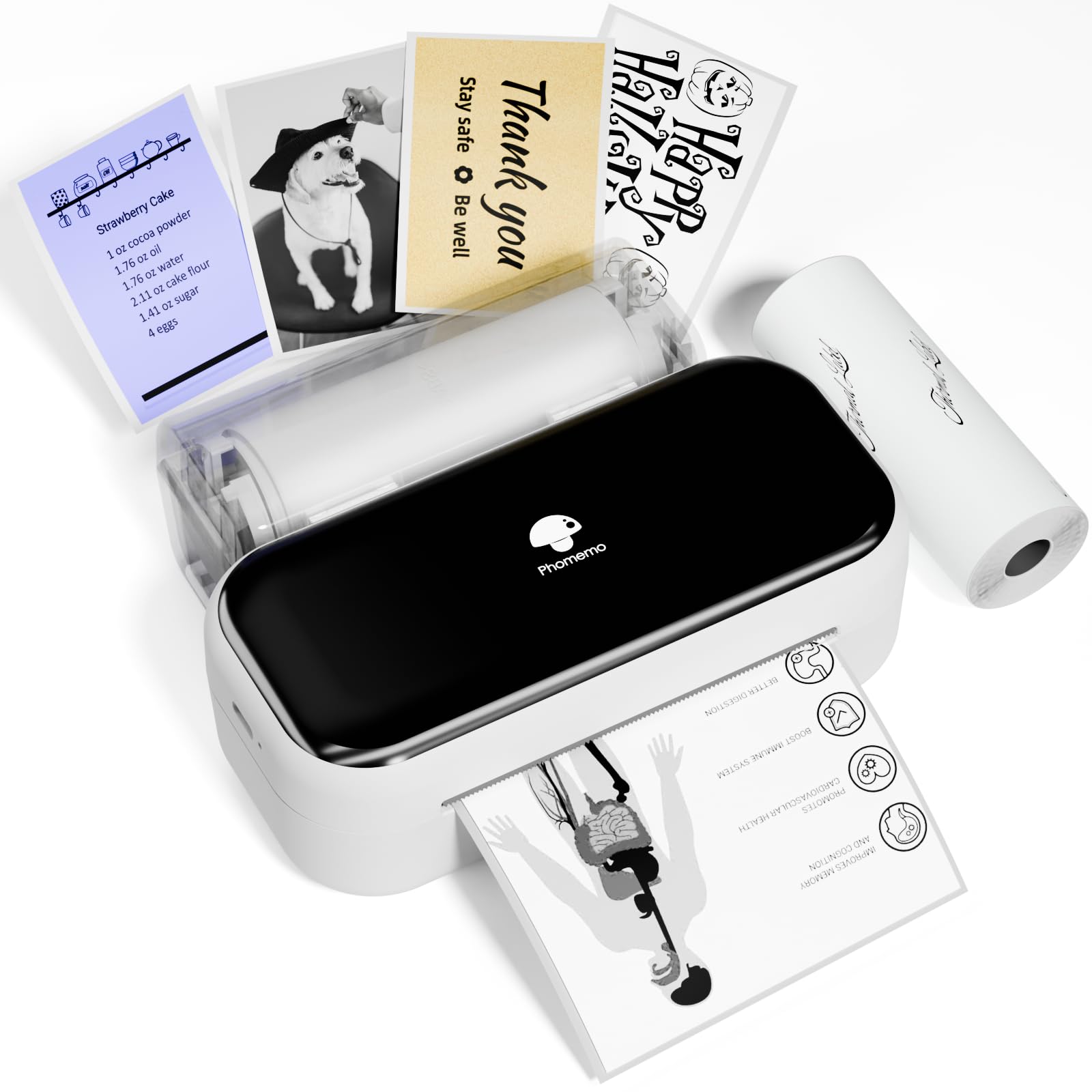 Phomemo M03 Smartphone Compatible Thermal Printer Mobile Printer Compatible with Paper Mobile Printer Portable Photo Printer Memo Printer Thermal
Phomemo M03 Smartphone Compatible Thermal Printer Mobile Printer Compatible with Paper Mobile Printer Portable Photo Printer Memo Printer Thermal