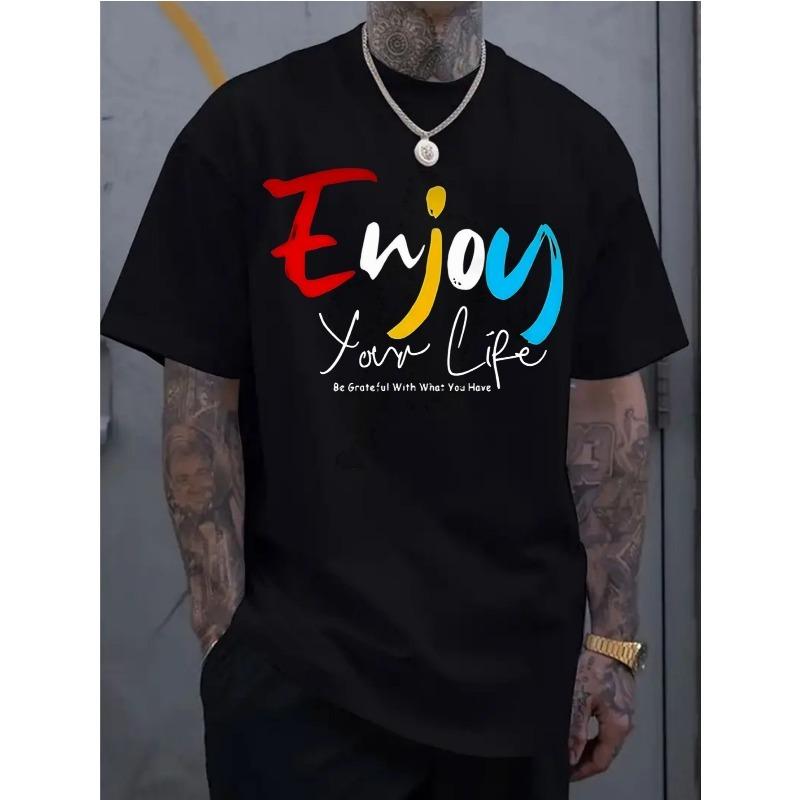 European sizes Men s Trendy Crew Neck T-shirt, Versatile Short-sleeved, Suitable for Travel/ Summer/ Beach, Fitness/ Running/ Training 4XL чорний
European sizes Men s Trendy Crew Neck T-shirt, Versatile Short-sleeved, Suitable for Travel/ Summer/ Beach, Fitness/ Running/ Training 4XL чорний