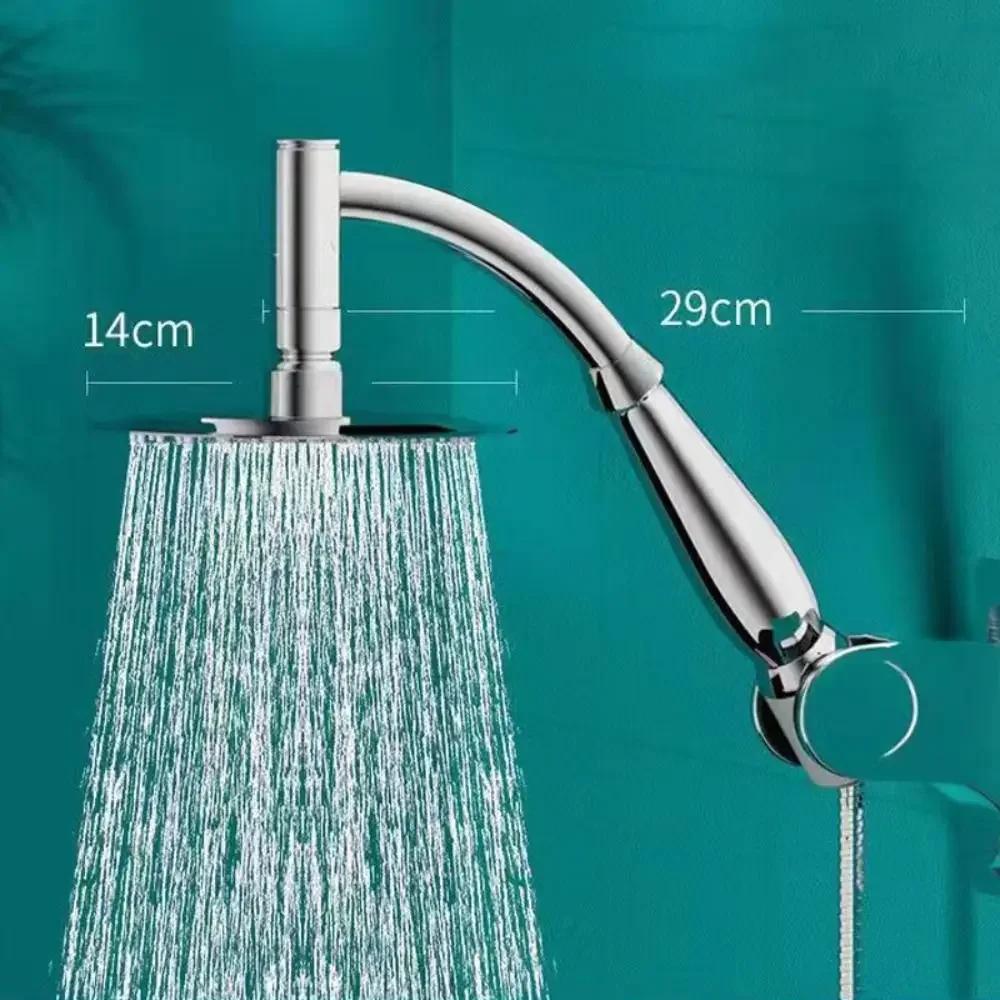 High-Pressure Rainfall Shower Head - Stainless Steel Curved & Square Extension (Wall-Mounted for Bathroom)
High-Pressure Rainfall Shower Head - Stainless Steel Curved & Square Extension (Wall-Mounted for Bathroom)