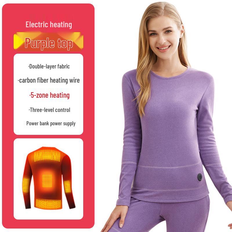 Унисекс Комплект Электрической Одежды с Подогревом для Контроля Температуры - Тепло для Всего Тела с Подогреваемыми Брюками XXL