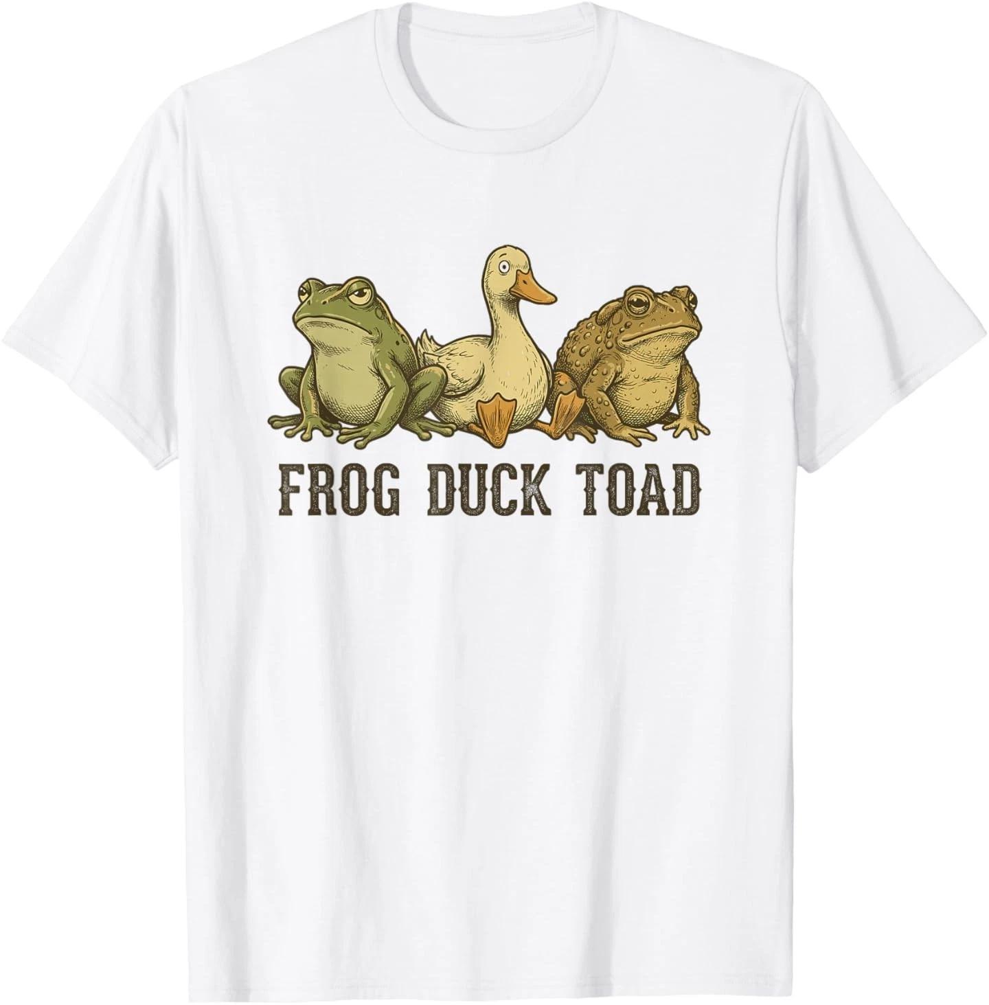 Frog Duck Toad T-Shirt 4XL
Frog Duck Toad T-Shirt 4XL