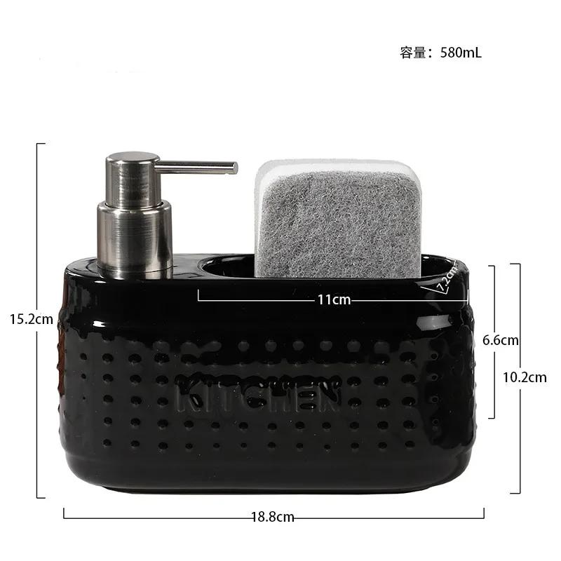 Bathroom Soap Dispenser, Ceramic Lotion Bottle, Shampoo Distributor, Kitchen Accessories, Sponge Storage Box, Independent Bottle
Bathroom Soap Dispenser, Ceramic Lotion Bottle, Shampoo Distributor, Kitchen Accessories, Sponge Storage Box, Independent Bottle