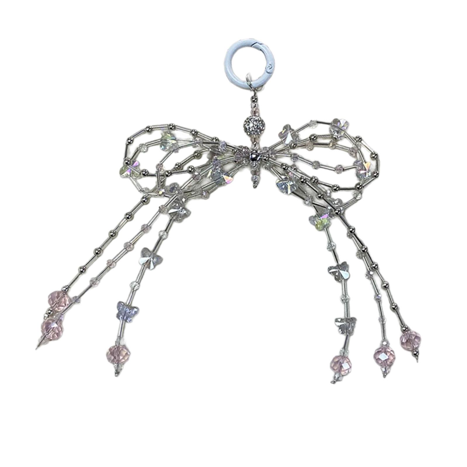 Crystal Bead Mobile Phone Chain Handmade Bowknot Pendant Keychain Multicolor Butterfly Bow Shaped Schoolbag Decoration белый
Crystal Bead Mobile Phone Chain Handmade Bowknot Pendant Keychain Multicolor Butterfly Bow Shaped Schoolbag Decoration белый
