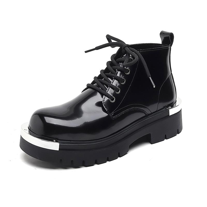 Ботинки Martin мужские 2024 новые высокие кожаные туфли на толстой подошве, ботинки с улучшенными характеристиками, ретро-ботинки в стиле локомотива 7009-R 38 чёрный
Ботинки Martin мужские 2024 новые высокие кожаные туфли на толстой подошве, ботинки с улучшенными характеристиками, ретро-ботинки в стиле локомотива 7009-R 38 чёрный