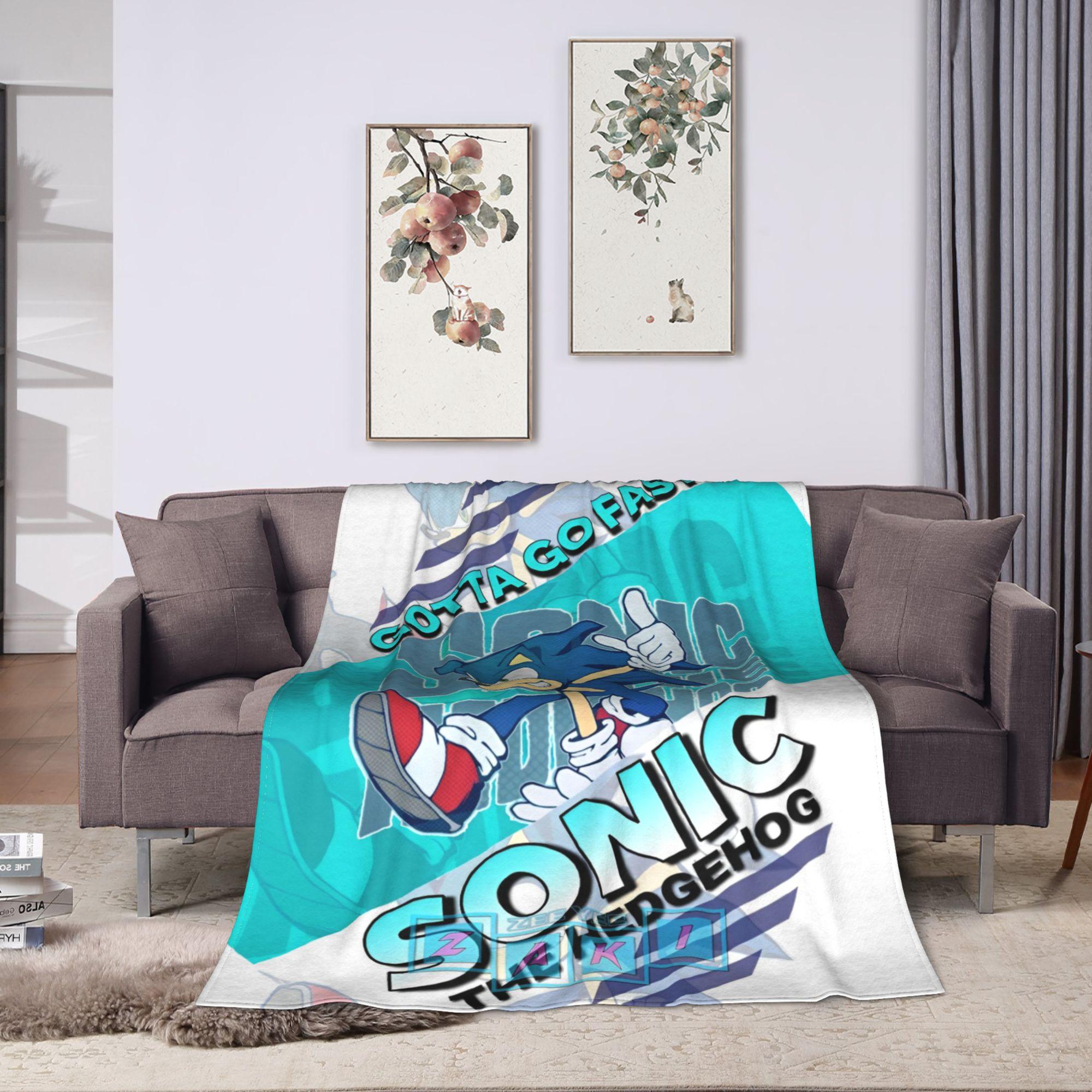 S-Sonics The Hedgehog Anime Blankets Flannel Winter Portable Super Warm Throw Blankets for Bedding Car Bedspread 100x150cm
S-Sonics The Hedgehog Anime Blankets Flannel Winter Portable Super Warm Throw Blankets for Bedding Car Bedspread 100x150cm