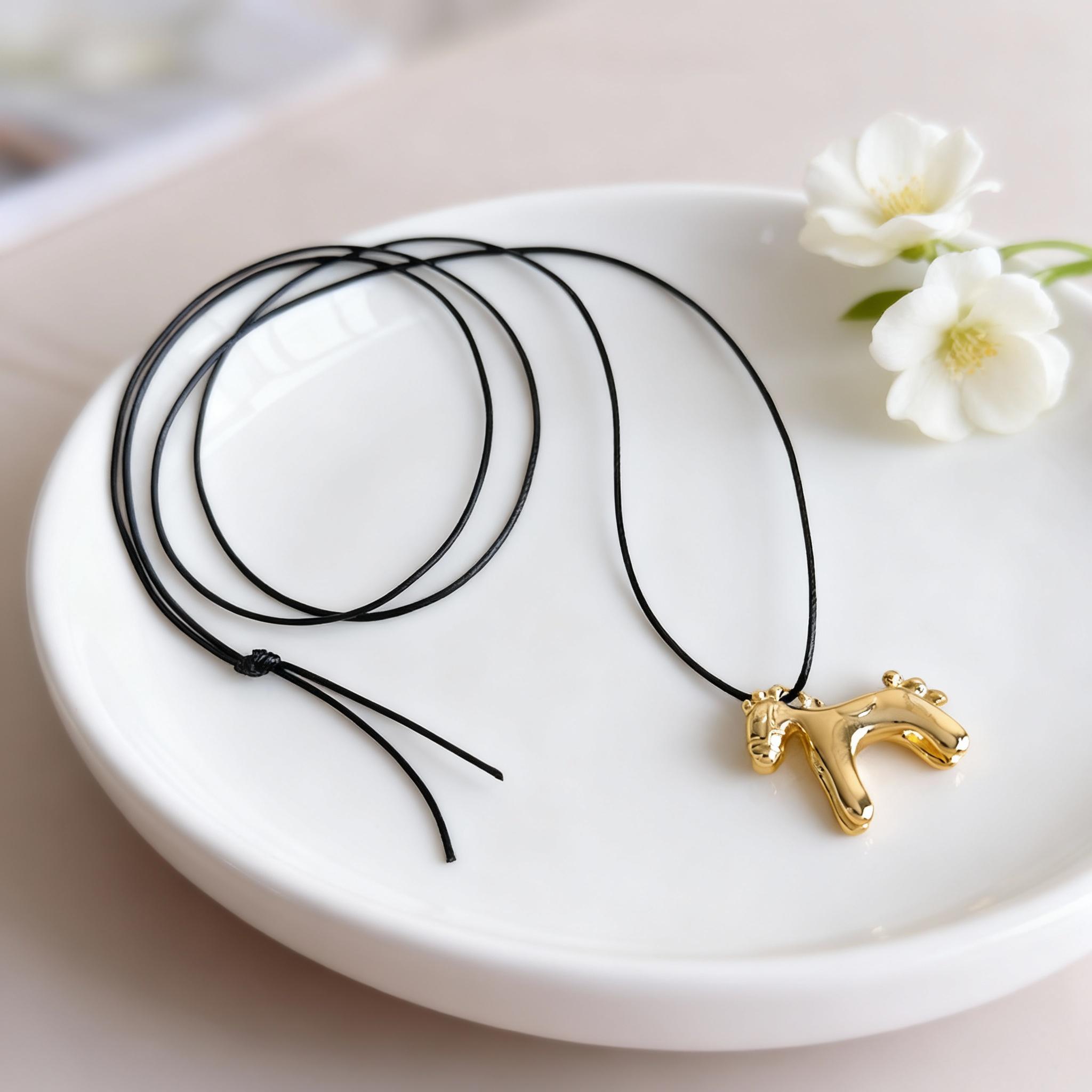 Multi-Color Small Horse Pendant Necklace for Women Cute 3D Animal Colt Pony Long Sweater Chain Necklace Jewelry Gift Accessories
Multi-Color Small Horse Pendant Necklace for Women Cute 3D Animal Colt Pony Long Sweater Chain Necklace Jewelry Gift Accessories