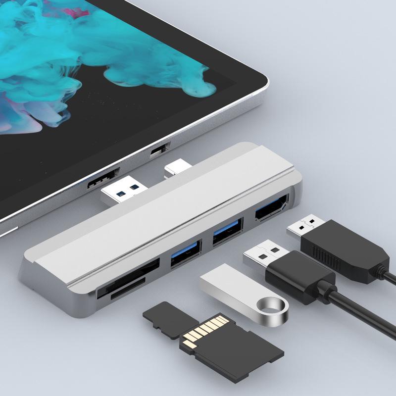 Док-станция Microsoft для Surface Pro 4/5/6: USB 3.0 хаб, SD/TF, HDMI 4K, RJ45.
Док-станция Microsoft для Surface Pro 4/5/6: USB 3.0 хаб, SD/TF, HDMI 4K, RJ45.