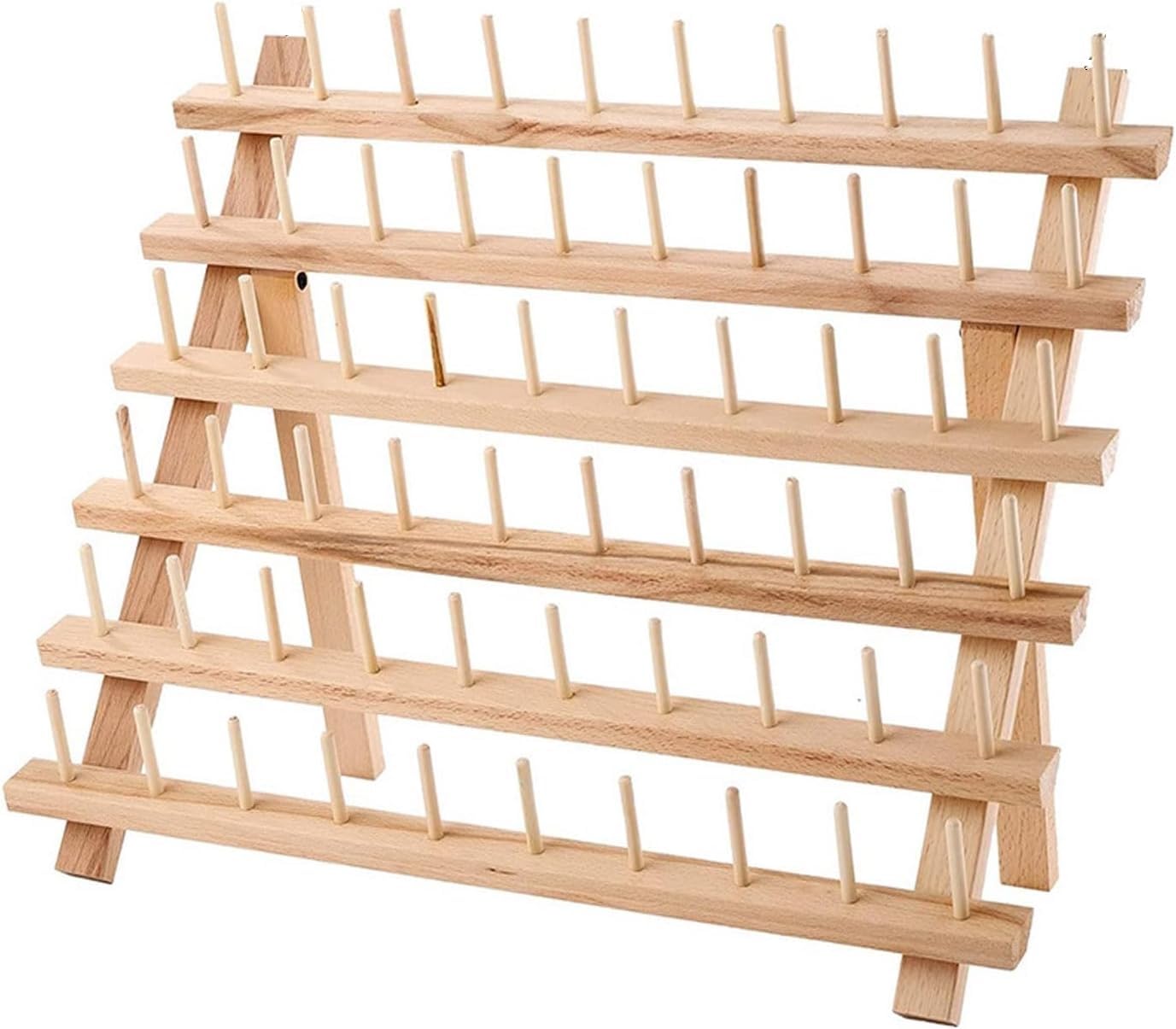 60 Spools Thread Rack Foldable Wooden Thread Holder Organizer for Sewing Embroidery Holder Rack Organizer 1PCS
60 Spools Thread Rack Foldable Wooden Thread Holder Organizer for Sewing Embroidery Holder Rack Organizer 1PCS