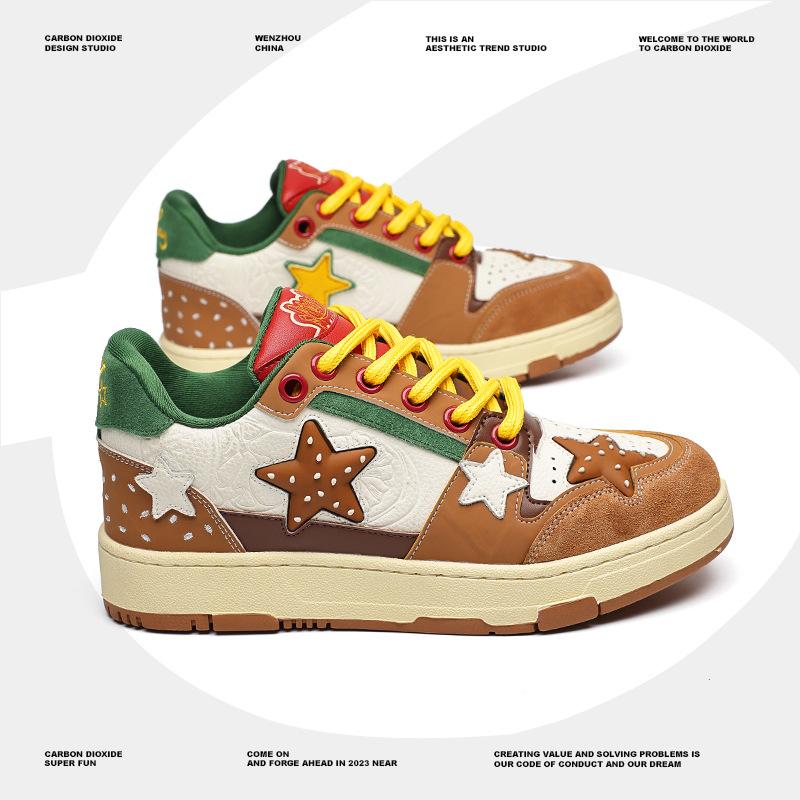 Guochao нишевые 2025 весна новые картошка фри бургер звездные туфли мужские и женские на платформе увеличение роста универсальные повседневные парные туфли Female size 35
Guochao нишевые 2025 весна новые картошка фри бургер звездные туфли мужские и женские на платформе увеличение роста универсальные повседневные парные туфли Female size 35