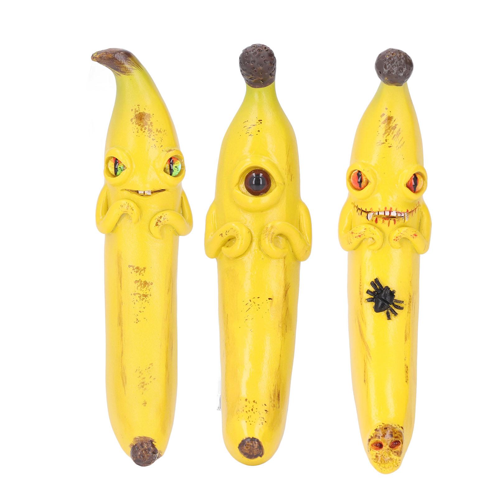 Banana Statue Resin Spooky Exquisite Banana Ornament Decoration for Kitchens Desks Porches Single Eye
Banana Statue Resin Spooky Exquisite Banana Ornament Decoration for Kitchens Desks Porches Single Eye