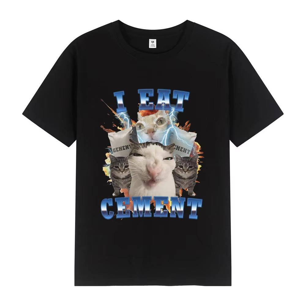 I Eat Cement Funny Cat Meme Graphic T-shirt Men s Women s Fashion Vintage Short Sleeve T-shirts Casual Cotton Oversized T Shirts 5XL різнокольоровий
I Eat Cement Funny Cat Meme Graphic T-shirt Men s Women s Fashion Vintage Short Sleeve T-shirts Casual Cotton Oversized T Shirts 5XL різнокольоровий