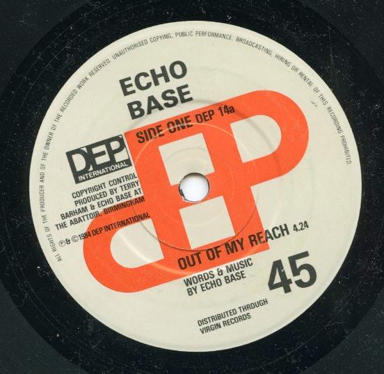 7-дюймовая пластинка ECHO BASE Out Of My Reach Splash Down DEP14 DEP Internation 1984 UK Регги Ска Даб Б/у
7-дюймовая пластинка ECHO BASE Out Of My Reach Splash Down DEP14 DEP Internation 1984 UK Регги Ска Даб Б/у