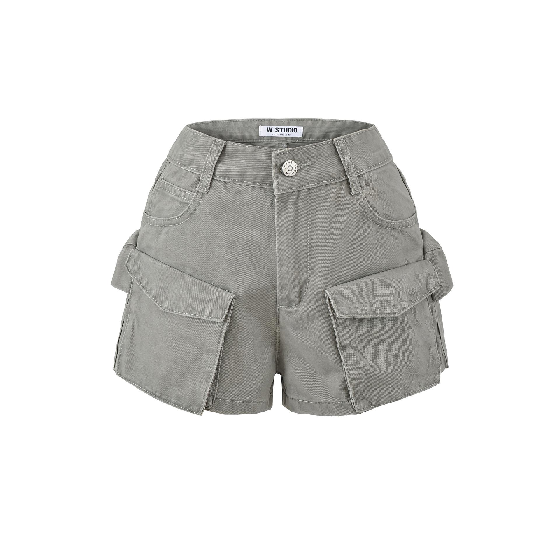 Women s European-Style Green Denim Shorts - Slim, Fashionable, Multi-Pocket Design for Spring & Summer Extra Small світло-сірий колір
Women s European-Style Green Denim Shorts - Slim, Fashionable, Multi-Pocket Design for Spring & Summer Extra Small світло-сірий колір