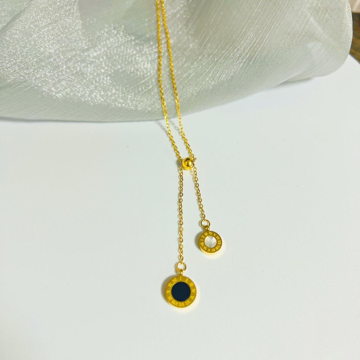 Ожерелье из титановой стали с четырьмя листами клевера, легкие роскошные не тускнеющие аксессуары, женское ожерелье премиум-класса с чувством простоты
Ожерелье из титановой стали с четырьмя листами клевера, легкие роскошные не тускнеющие аксессуары, женское ожерелье премиум-класса с чувством простоты