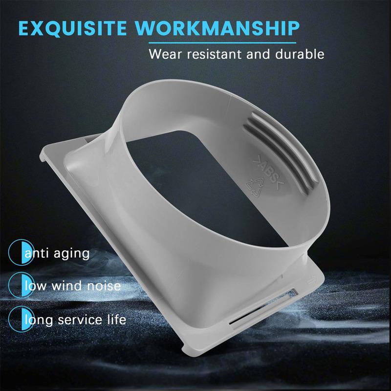 Air Conditioner Exhaust Hose Interface, Portable Home Mobile Air Conditioner Body Fitting Connector, Square 15cm
Air Conditioner Exhaust Hose Interface, Portable Home Mobile Air Conditioner Body Fitting Connector, Square 15cm