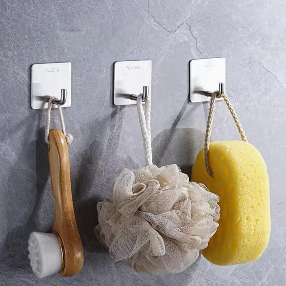5pcs Self Adhesive Wall Hooks Wall Hanger Hanger Bathroom Accessories Coat Hook Door
5pcs Self Adhesive Wall Hooks Wall Hanger Hanger Bathroom Accessories Coat Hook Door