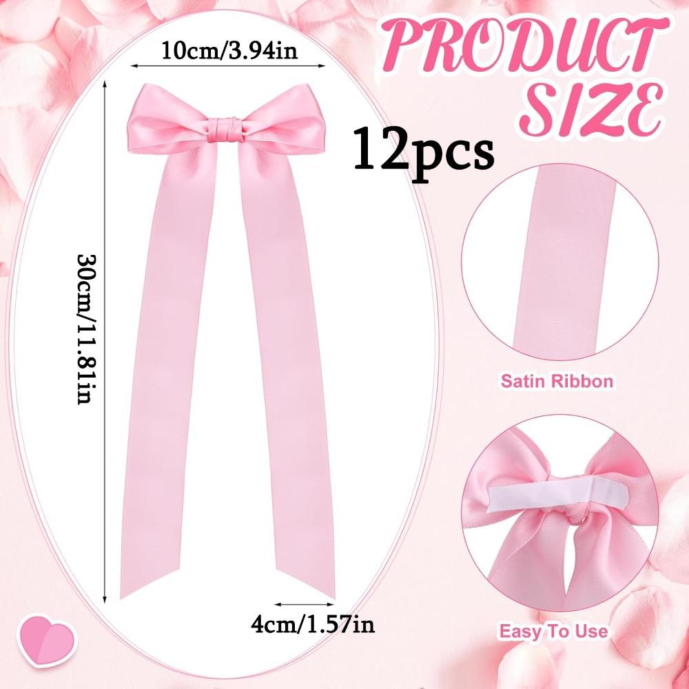12pcs Candlestick Bows Decor Large Coquette Decorations Pink Bows for Table Self Adhesive Candle Holder Gift Wrapping 12pcs pink
12pcs Candlestick Bows Decor Large Coquette Decorations Pink Bows for Table Self Adhesive Candle Holder Gift Wrapping 12pcs pink
