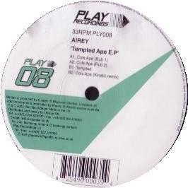 12inch Record AIREY - Tempted Ape PLY008 Play Recordings 2003 UK Dance & Electronica Used
12inch Record AIREY - Tempted Ape PLY008 Play Recordings 2003 UK Dance & Electronica Used