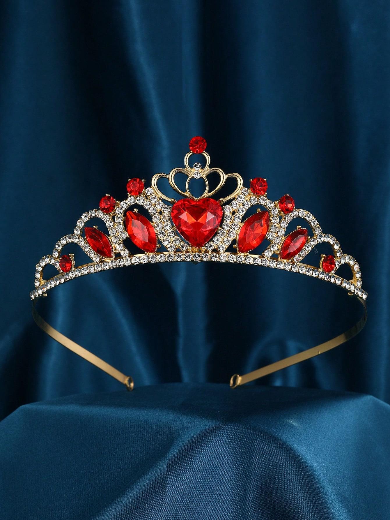 Свадебная корона Сердце Головной убор Стразы Свадьба для Головного украшения Женщины Невеста Тиара День святого Валентина one-size красный
Свадебная корона Сердце Головной убор Стразы Свадьба для Головного украшения Женщины Невеста Тиара День святого Валентина one-size красный