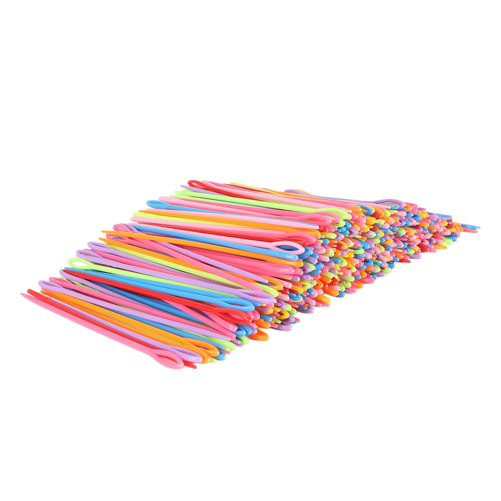 1000Pcs Plastic Sewing Needles 5.9in Long Large Eye Colorful Durable Safety Lacing Needles for DIY Craft Weaving
1000Pcs Plastic Sewing Needles 5.9in Long Large Eye Colorful Durable Safety Lacing Needles for DIY Craft Weaving