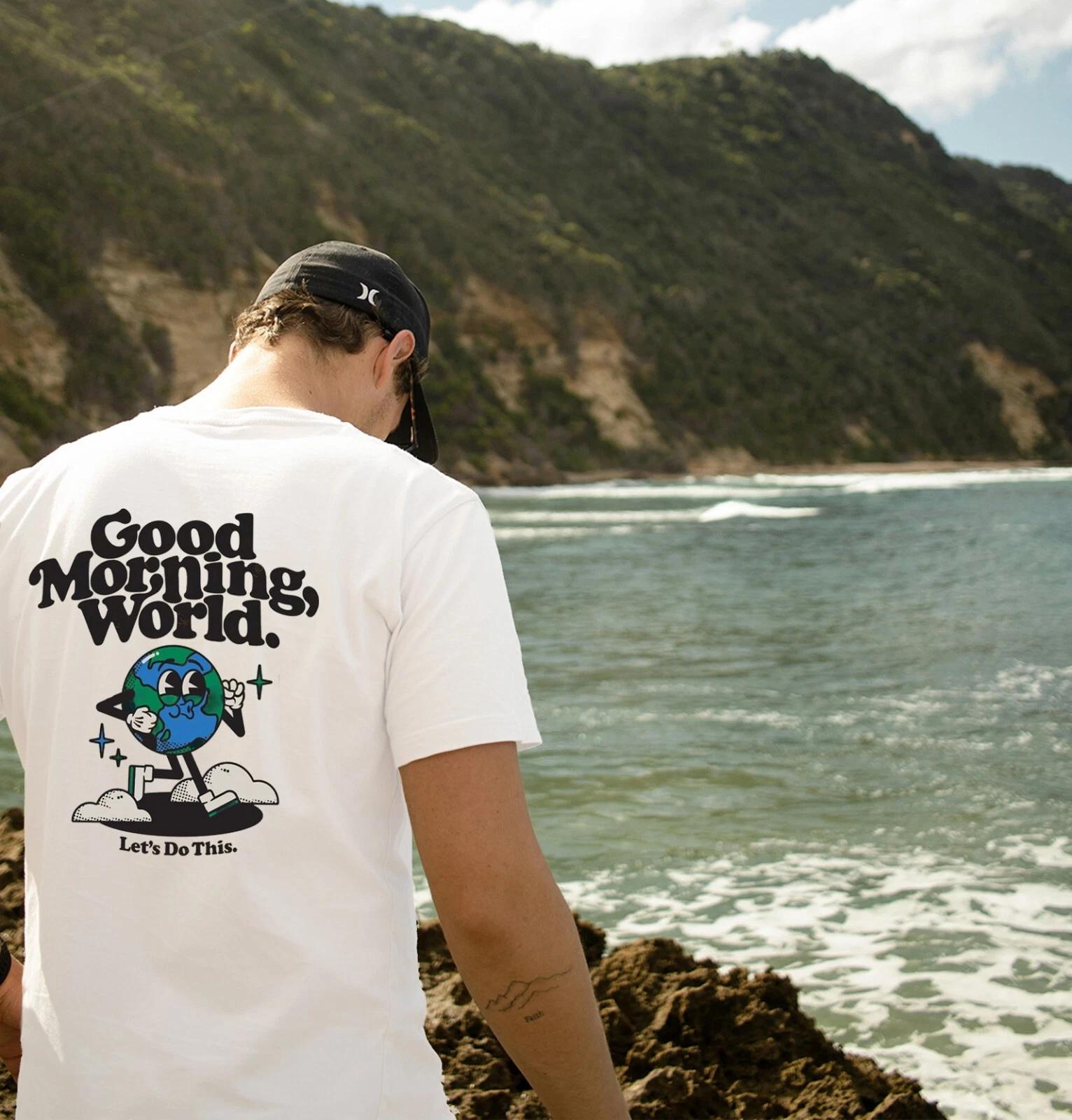 Unisex Slim Fit T-Shirt - Good Morning World Original Summer Crewneck Slim Fit 3XL
Unisex Slim Fit T-Shirt - Good Morning World Original Summer Crewneck Slim Fit 3XL