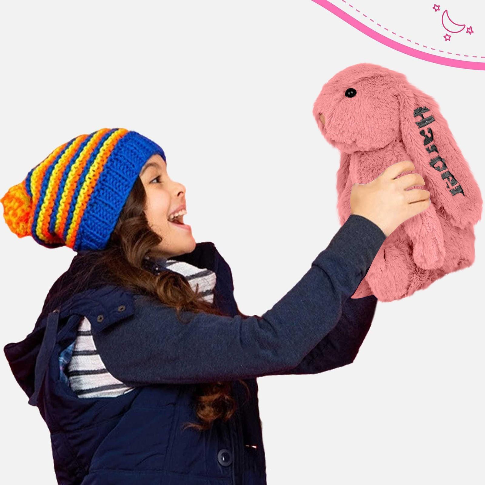 Плюшевый заяц с вышитым именем ребенка, плюшевая игрушка ручной работы, первый подарок ребенку на Пасху One Size розовый
Плюшевый заяц с вышитым именем ребенка, плюшевая игрушка ручной работы, первый подарок ребенку на Пасху One Size розовый