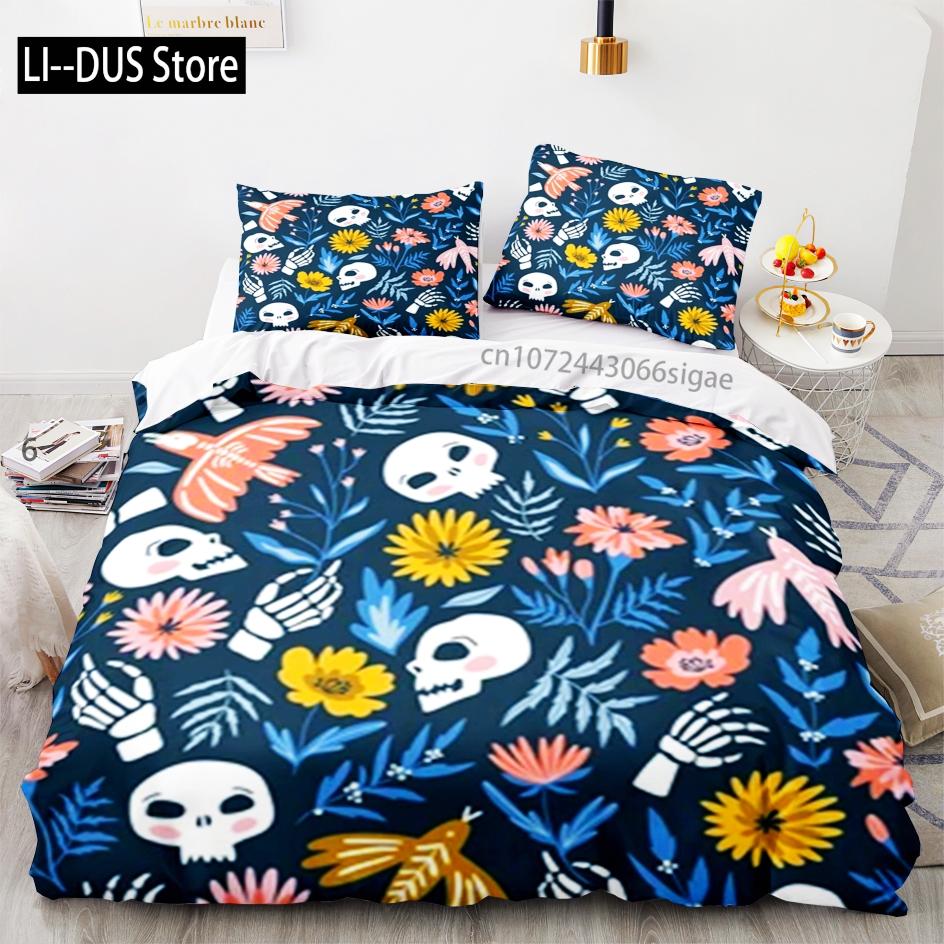 Comforter Skeleton Bedding Set Single Twin Full Queen King Size Skull Bed Set Aldult Kid Bedroom s 3D Anime Bedding Sets Comforter (quilt)-EU Single(135*200cm)3pcs
Comforter Skeleton Bedding Set Single Twin Full Queen King Size Skull Bed Set Aldult Kid Bedroom s 3D Anime Bedding Sets Comforter (quilt)-EU Single(135*200cm)3pcs