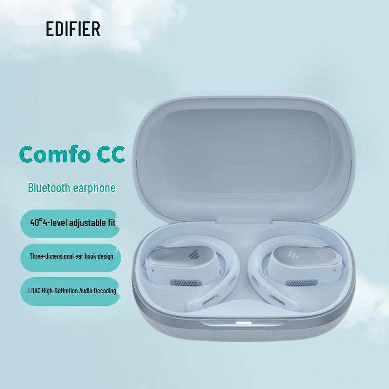 Edifier Comfo CC Open-Ear True Wireless Bluetooth Earphones
Edifier Comfo CC Open-Ear True Wireless Bluetooth Earphones