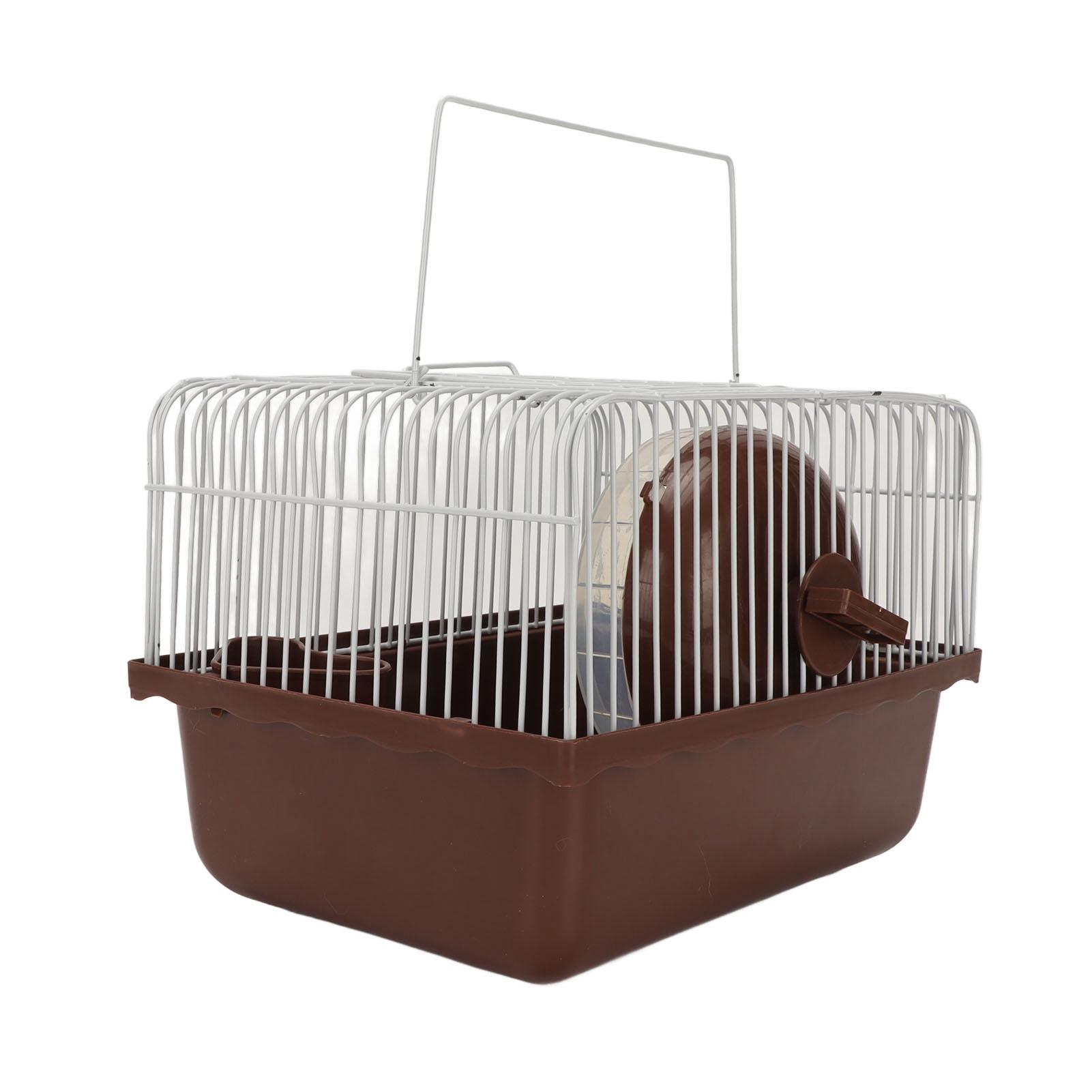 Hamster Cage Breathable Portable Small Animal House with Water Bottle Bowl Running Wheel for Guinea Pig Rabbit
Hamster Cage Breathable Portable Small Animal House with Water Bottle Bowl Running Wheel for Guinea Pig Rabbit