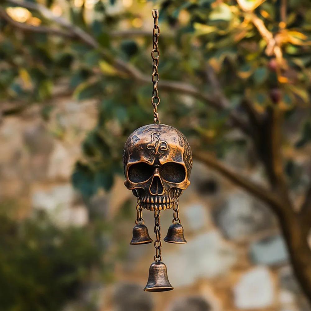 Outdoor Skull Decor Dark Theme Wind Chime Vintage Skull Wind Chime for Indoor Outdoor Garden Patio Metal Hanging Bell Halloween
Outdoor Skull Decor Dark Theme Wind Chime Vintage Skull Wind Chime for Indoor Outdoor Garden Patio Metal Hanging Bell Halloween