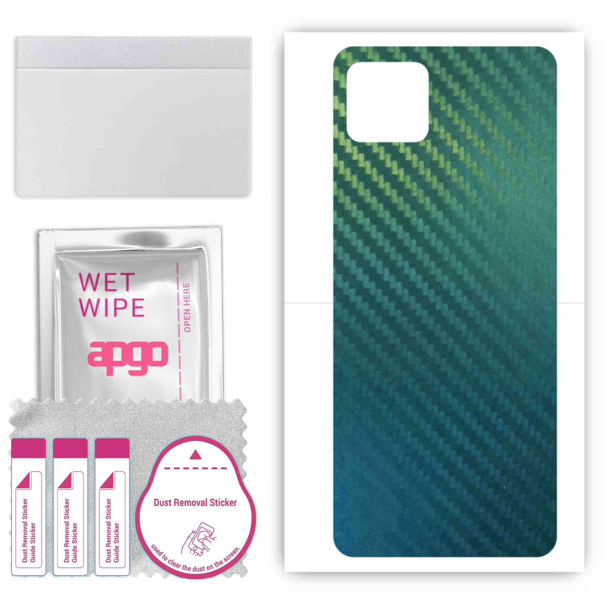 Apgo Protective Skin Sticker for the back compatible with Oppo A53 5G, Wrap Film, Foil, Vinyl - Pattern Carbon Chameleon CAKA1
Apgo Protective Skin Sticker for the back compatible with Oppo A53 5G, Wrap Film, Foil, Vinyl - Pattern Carbon Chameleon CAKA1