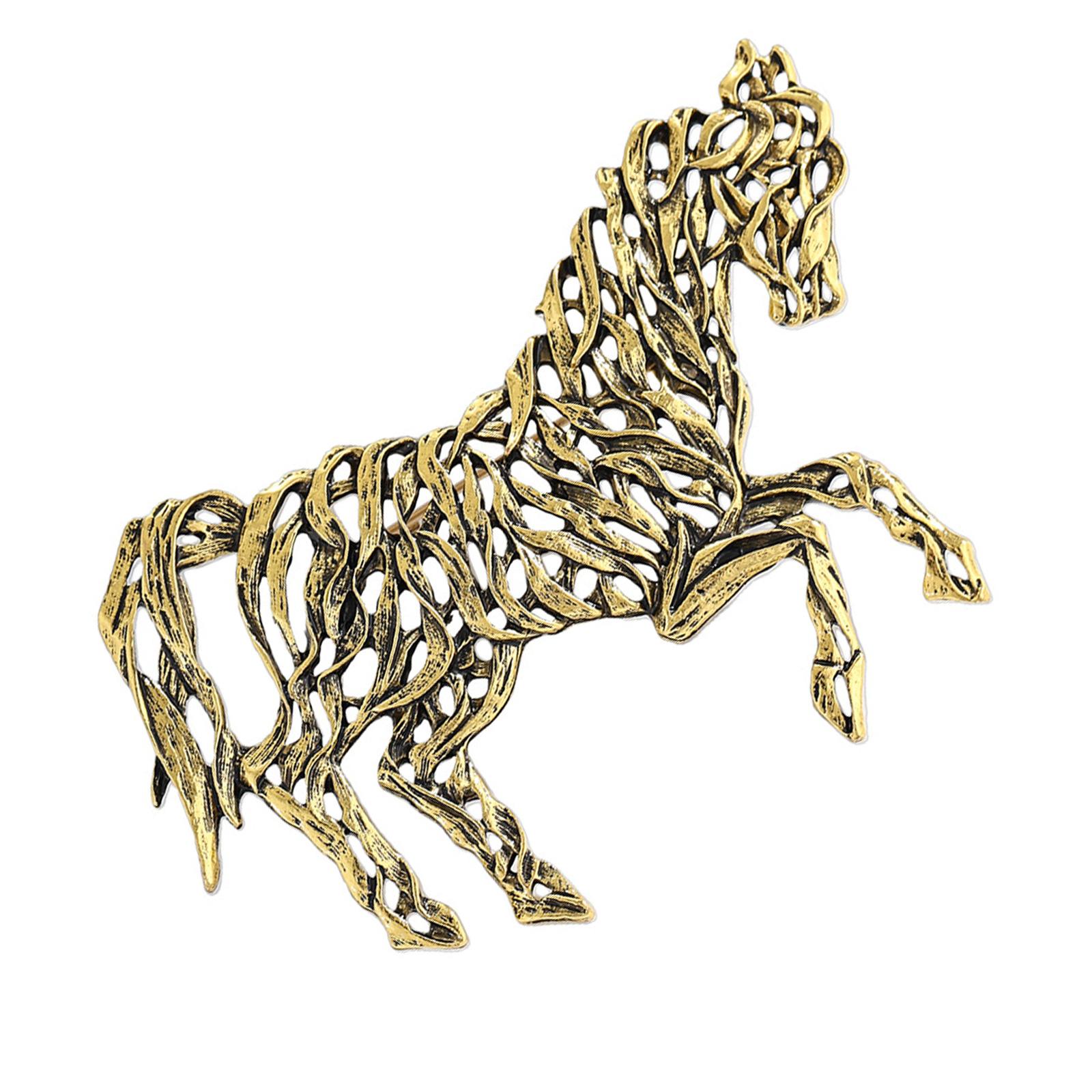 Cultural Symbol Horse Pin With Openwork Detailing Metal Construction Fashion Accessory Gift
Cultural Symbol Horse Pin With Openwork Detailing Metal Construction Fashion Accessory Gift