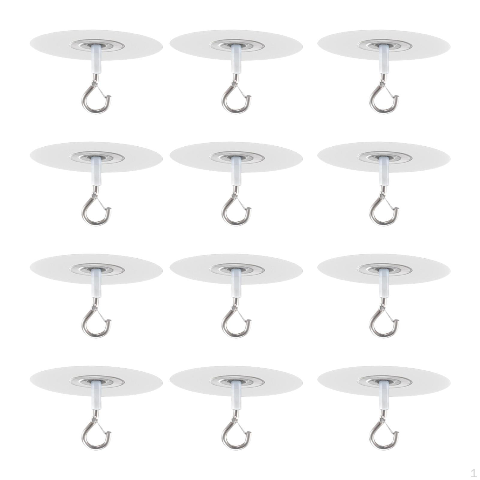 12x Sticky Ceiling Hooks Drop Hook Utility Secure Clasp Design Multifunctional Wall Mount
12x Sticky Ceiling Hooks Drop Hook Utility Secure Clasp Design Multifunctional Wall Mount