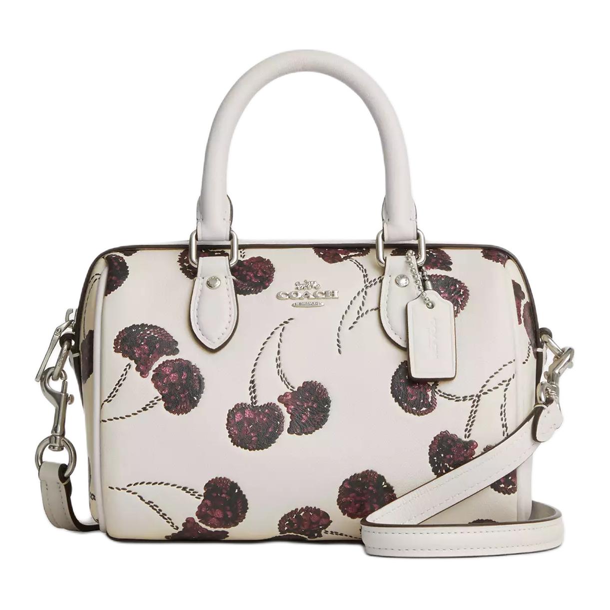 Coach Rowan 17 Cherry Print Logo Boston Bag Women handbag Silver Chalk CCZ20-SVCAH Basic Set (Bag+Dust Bag)
Coach Rowan 17 Cherry Print Logo Boston Bag Women handbag Silver Chalk CCZ20-SVCAH Basic Set (Bag+Dust Bag)