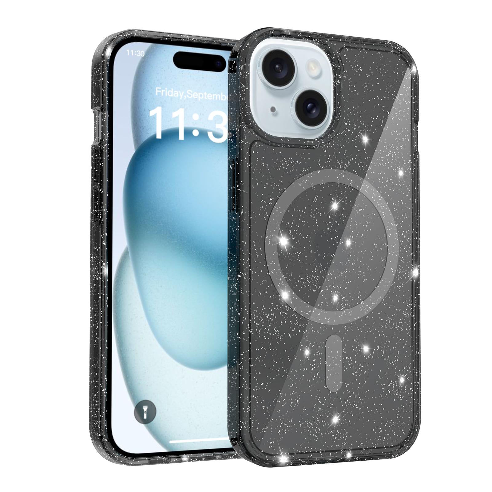 For iPhone 15 Magnetic Case Glitter Design TPU PC PET Drop Proof Phone Cover
For iPhone 15 Magnetic Case Glitter Design TPU PC PET Drop Proof Phone Cover
