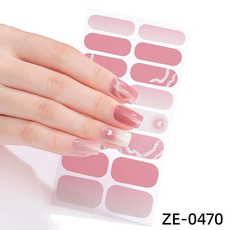 New Japanese style manicure stickers cartoon love green onion powder waterproof nail polish film nail stickers
New Japanese style manicure stickers cartoon love green onion powder waterproof nail polish film nail stickers