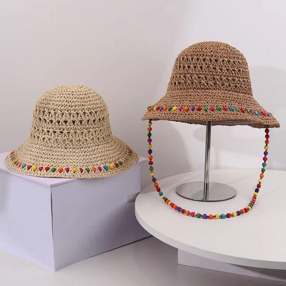 Elegant Lace Brim Sunshade Cap Foldable Colorful Straw Hat Casual Sun Protection Cap Outdoor Style 2-Khaki
Elegant Lace Brim Sunshade Cap Foldable Colorful Straw Hat Casual Sun Protection Cap Outdoor Style 2-Khaki