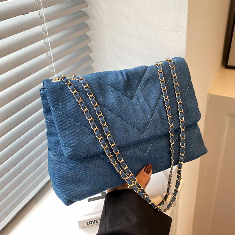 Casual Solid Canvas Women Shoulder Bag Fashion Chain Crossbody Bags High Capacity Lady Handbags
Casual Solid Canvas Women Shoulder Bag Fashion Chain Crossbody Bags High Capacity Lady Handbags