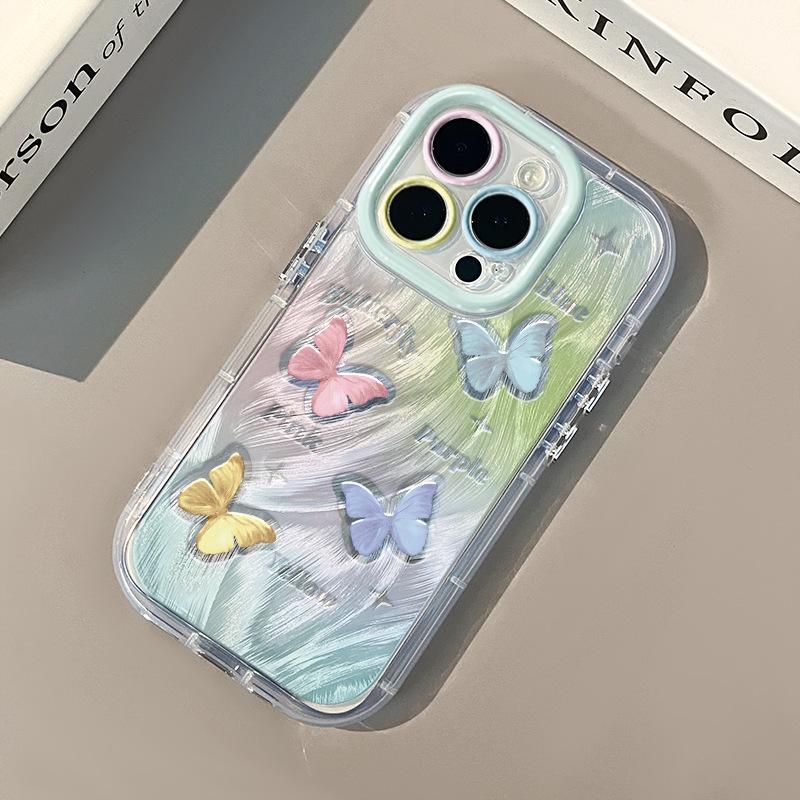 Colorful Blooming Butterfly for IPhone15promax Mobile Phone Case for Apple 16 Cream Feather Yarn All-inclusive 11 Ultra-thin For OPPO A93s
Colorful Blooming Butterfly for IPhone15promax Mobile Phone Case for Apple 16 Cream Feather Yarn All-inclusive 11 Ultra-thin For OPPO A93s