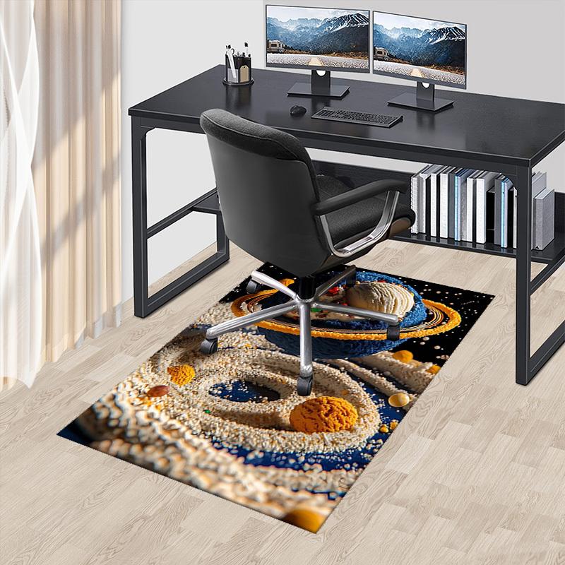 1pc Cosmic Ice Cream Saturn Chair Mat - Office Desk Pad with Festive Galaxy Design, Non-Slip Carpet for Home Decor, Suitable for All Seasons and Rooms 60cm by 90cm
1pc Cosmic Ice Cream Saturn Chair Mat - Office Desk Pad with Festive Galaxy Design, Non-Slip Carpet for Home Decor, Suitable for All Seasons and Rooms 60cm by 90cm